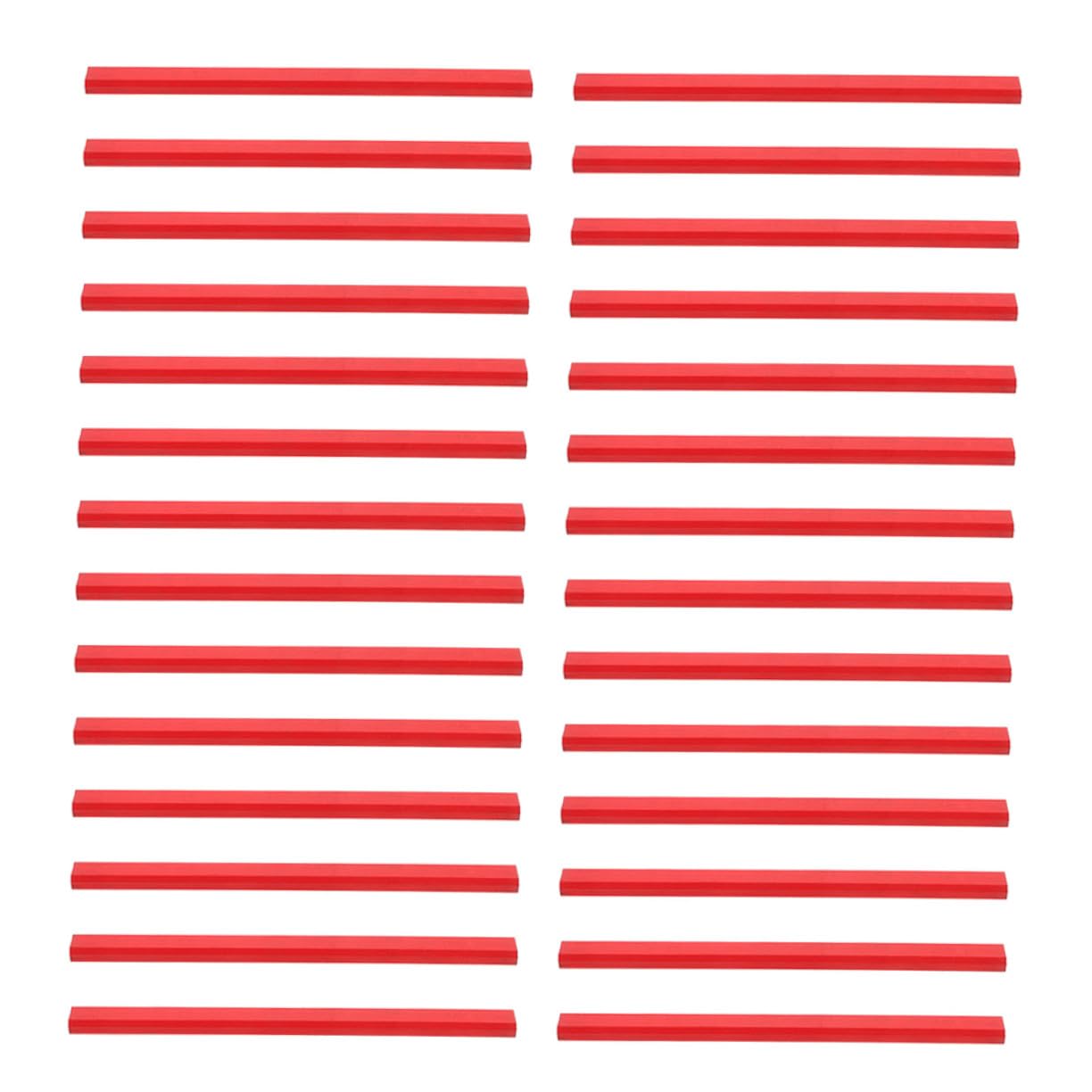 144 pièces Crayon de Charpentier Octogonal Rouge Lot Crayon à Mine Hb pour Marquage Précis sur Bois Conception Ergonomique Bois de Peuplier Usage Construction et Bricolage