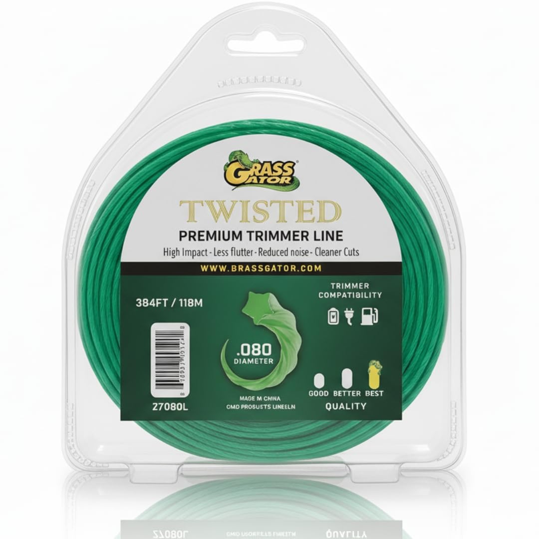 Grass Gator Z7080 Zip String Twisted Trimmer Line