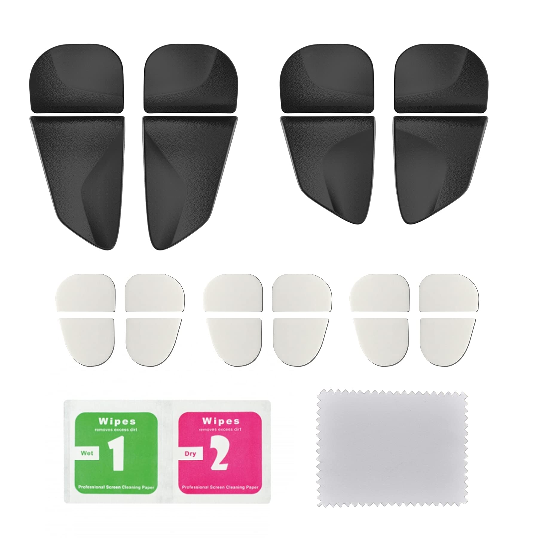 PlayVital Trigger Estensione per ps5/Edge Controller Joystick,BLADE Tasti L1 L2 R1 R2 Grilletto Lungo per PS Portal Remote Player,2 Paia,Nero - 3