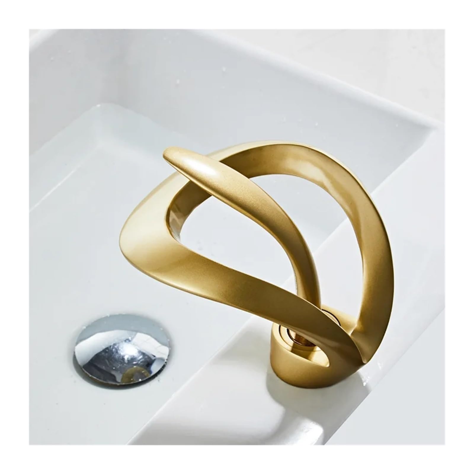 Robinet de lavabo cascade pour toilette et meuble de salle de bain moderne