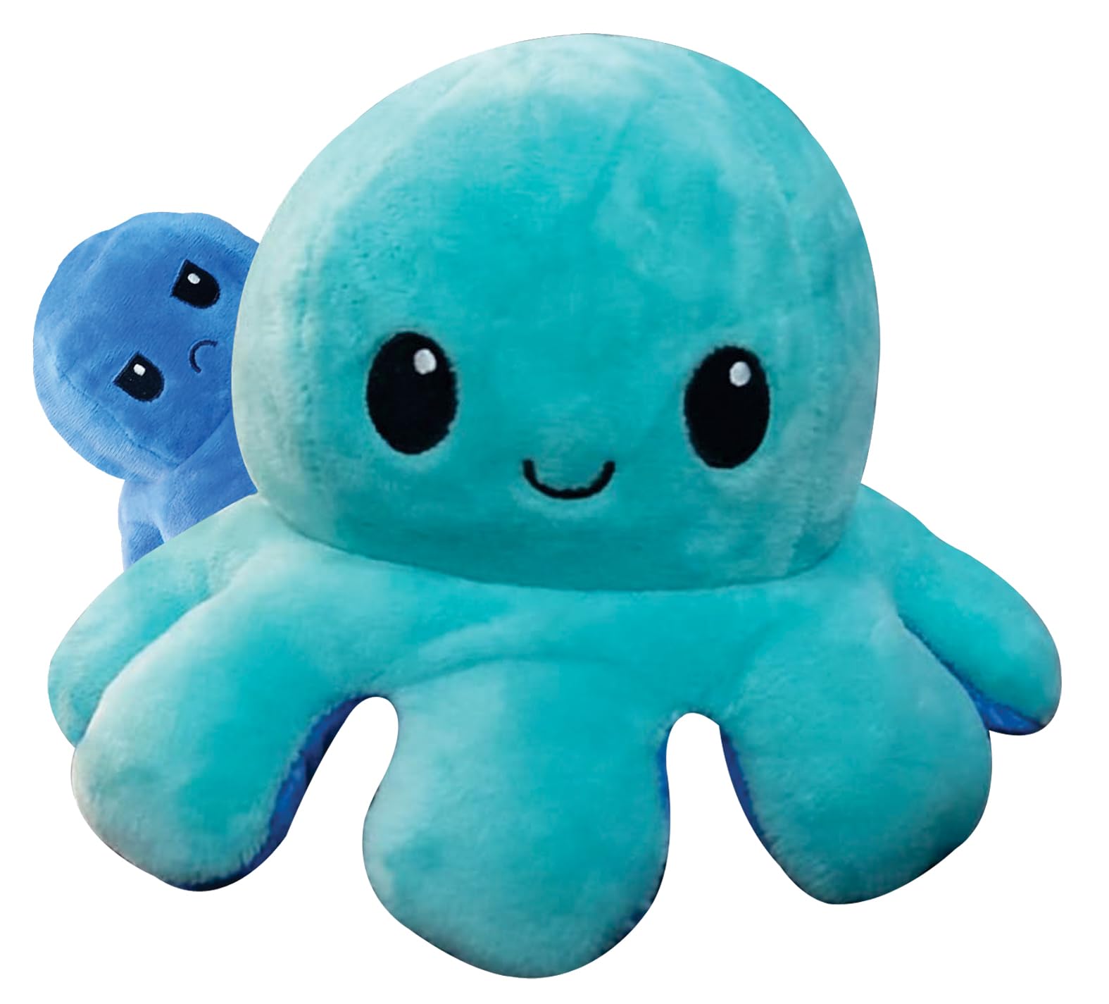 FASTEXX Reversible Octopus Plushie, Express Your Mood with our Double-Sided Octopus Teddy, Flip Mood Octopus Reversible Octopus Plush is Sweetest Plush Gift for Girls and Kids toys on any Occasion