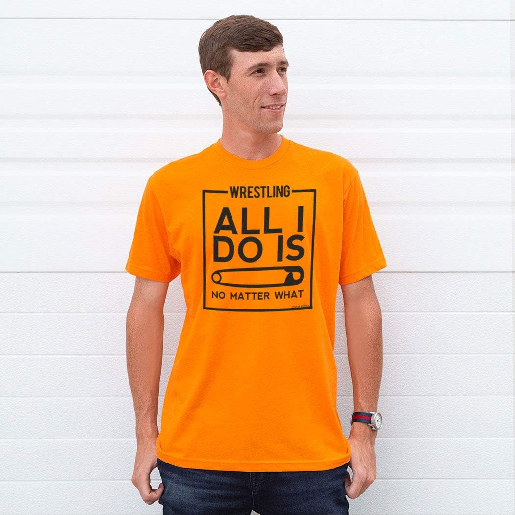 All I Do is Pin Adult T-Shirt | Wrestling Tees by ChalkTalk Sports | Multiple Colors | Youth and Adult Sizes
