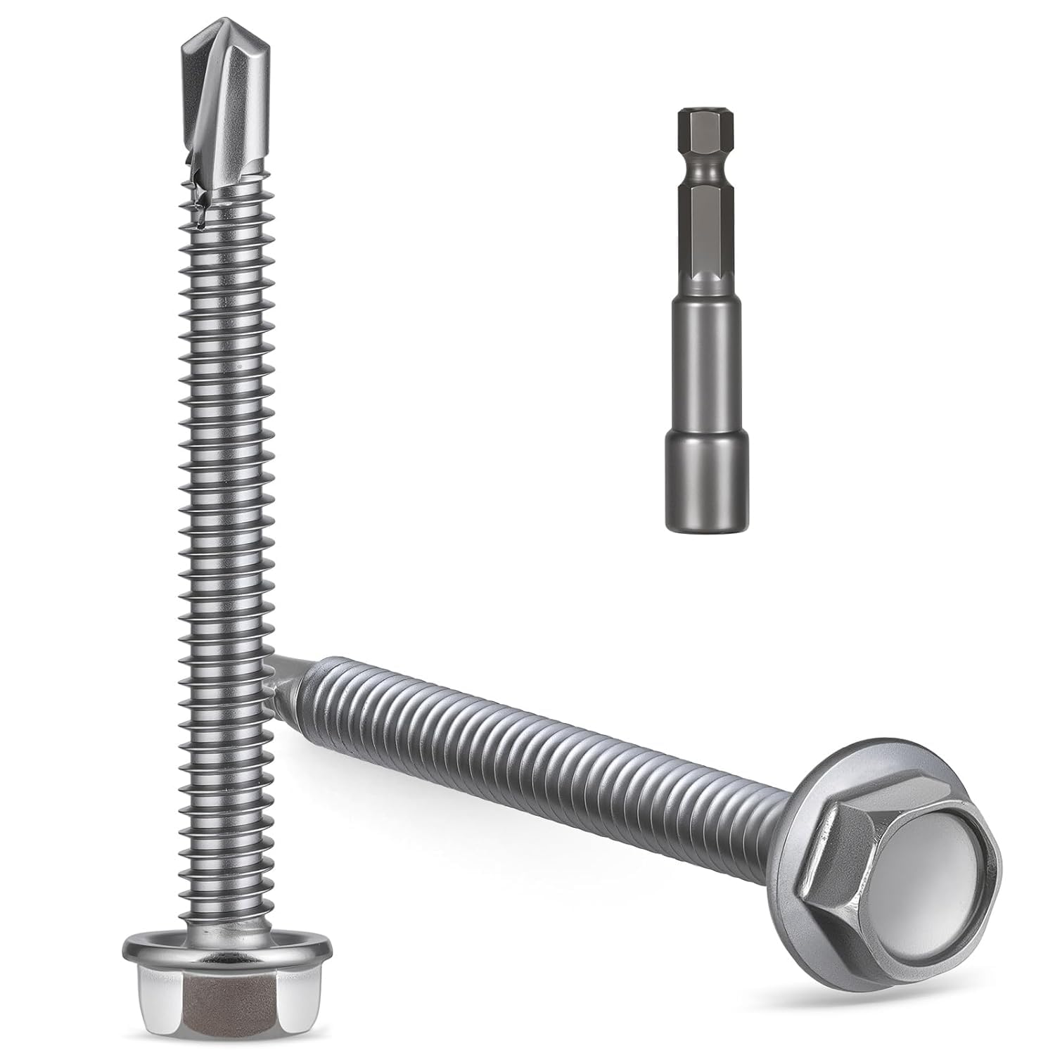 Stainless Steel Self Drilling Screws - 75 Pack -1