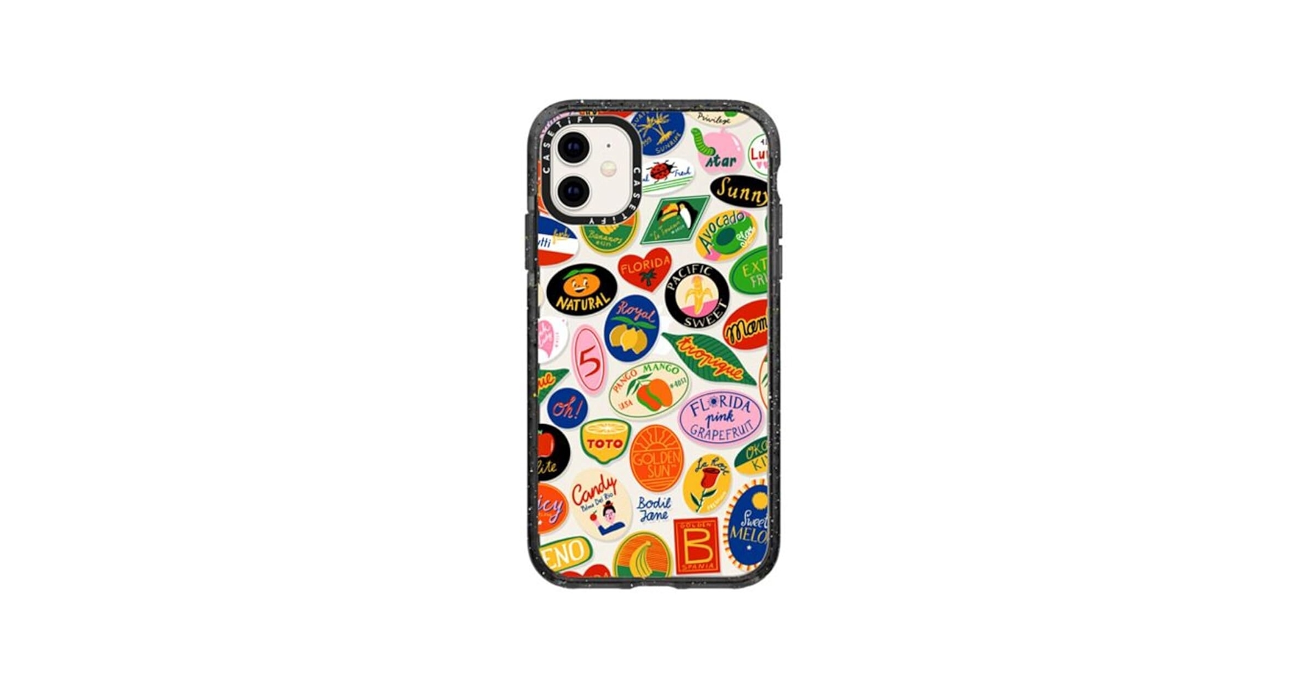 Amazon.com: CASETiFY Impact Case for iPhone 11 - Fruit Stickers