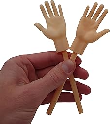 Tiny Hands - Piccole mani divertenti con manico | Articoli divertenti | Bambole da dito |