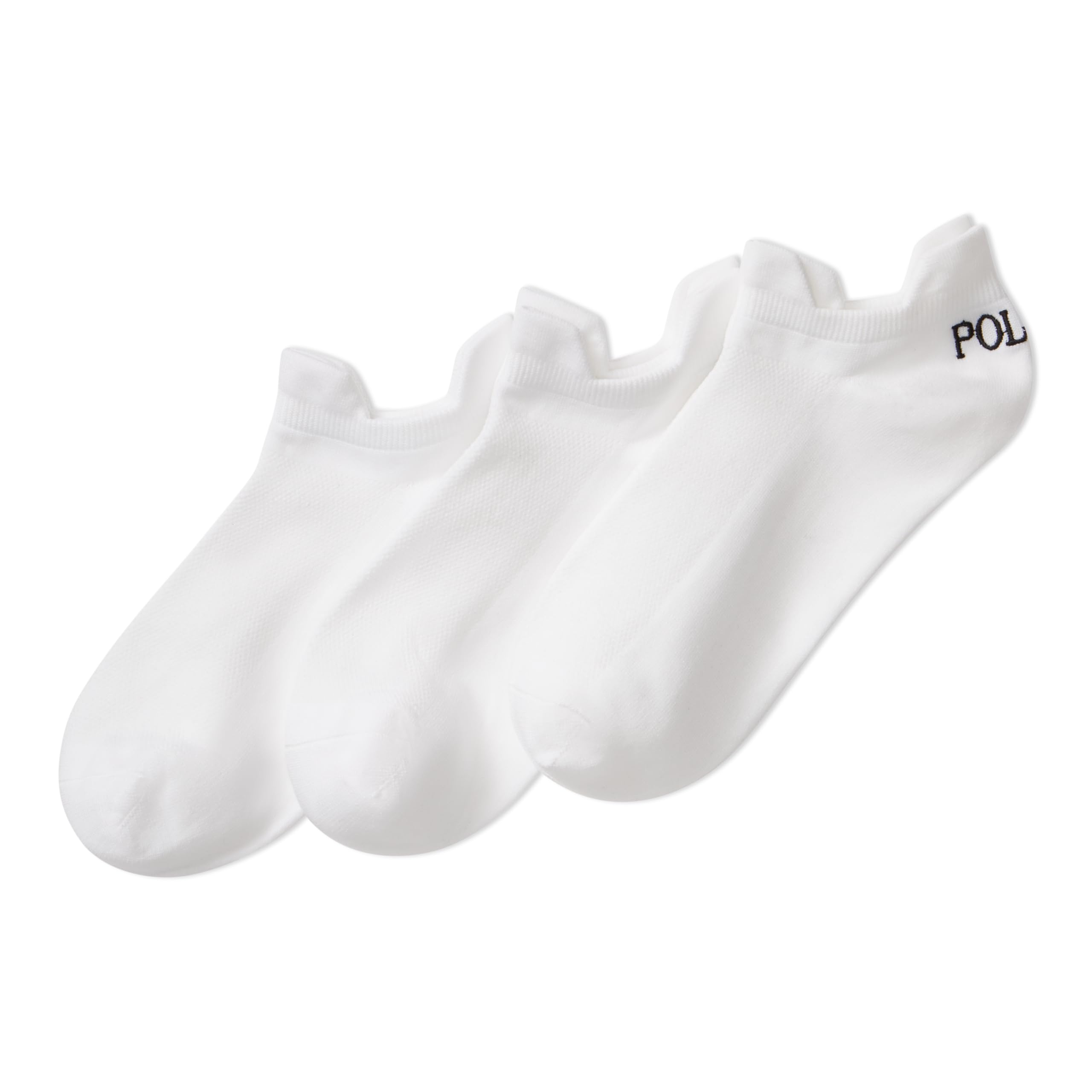 Women's Microfiber Double Tab No Show Socks, 3 Pairs