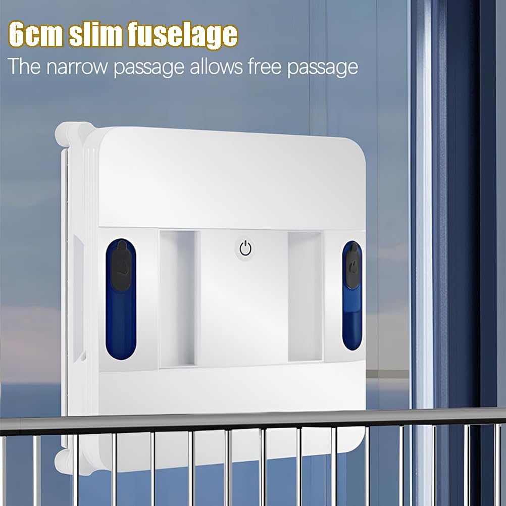 Automatic Window Cleaning Robot, Smart Window Vacuum Cleaner with Safetys Rope, Robot Window Cleaner image 4