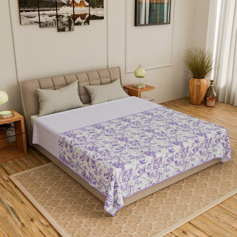 Curious Lifestyle Dohar Single Bed, Cotton Floral Pattern, Breathable Lightweight Reversible SingleBed AC Blanket, Comforter, AC Dohar/Throws for Bed – (60×90 Inches, Single Bed) Curious Lifestyle Dohar Single Bed, Cotton Floral Pattern, Breathable Lightweight Reversible SingleBed AC Blanket, Comforter, AC Dohar/Throws for Bed – (60×90 Inches, Single Bed)