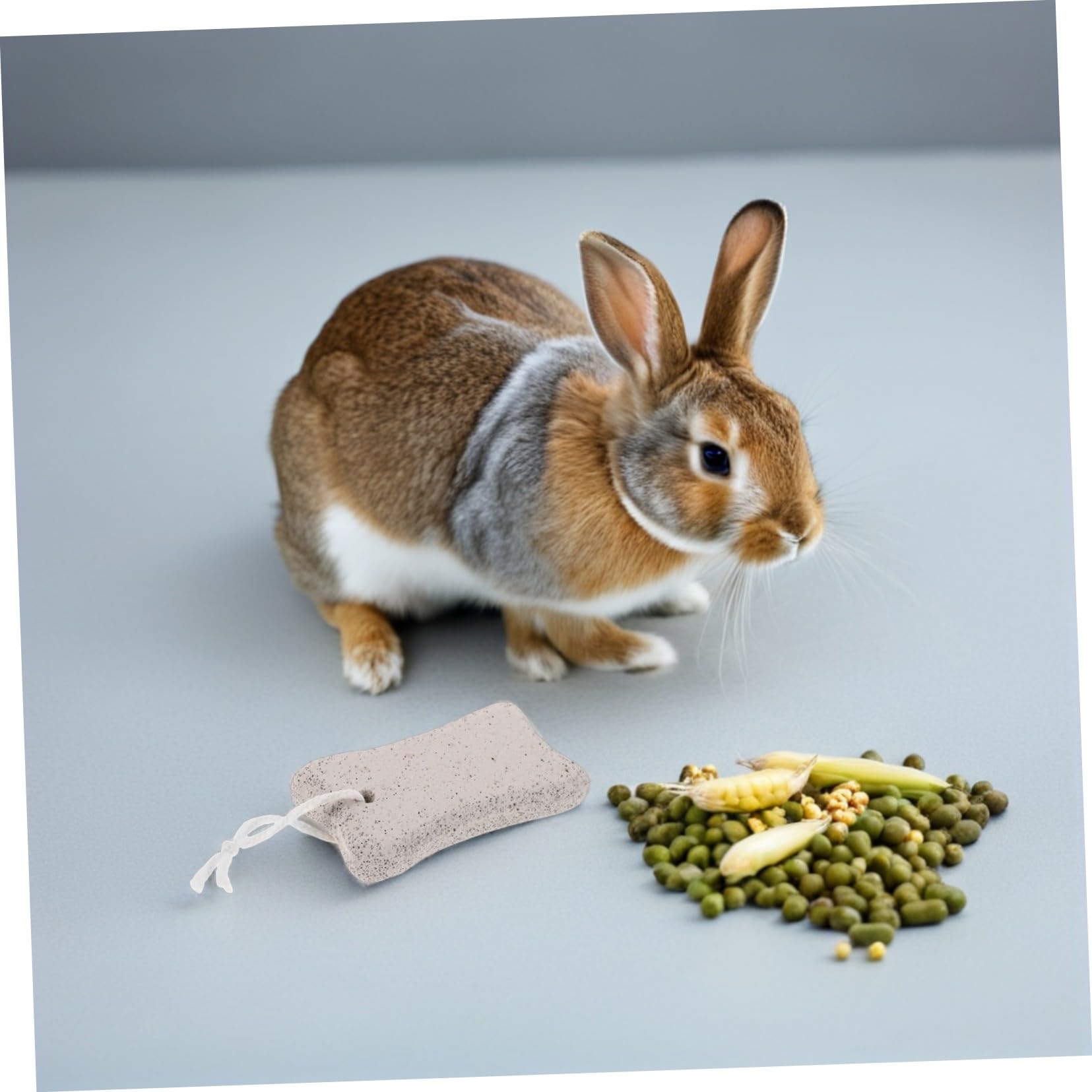 WOONEKY 10 Piezas Bloques de Molar para Pequeños Animales Piedra de Masticar para Hámster Chinchilla Conejo y Cobaya Juguetes Naturales para Lijar Dientes Material Seguro y Duradero para