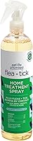 Pet Life Unlimited Plant-Powered Flea & Tick Home Spray - Natural Pet-Safe Prevention for Dogs, Beds, Carpets - Made in USA, 16oz