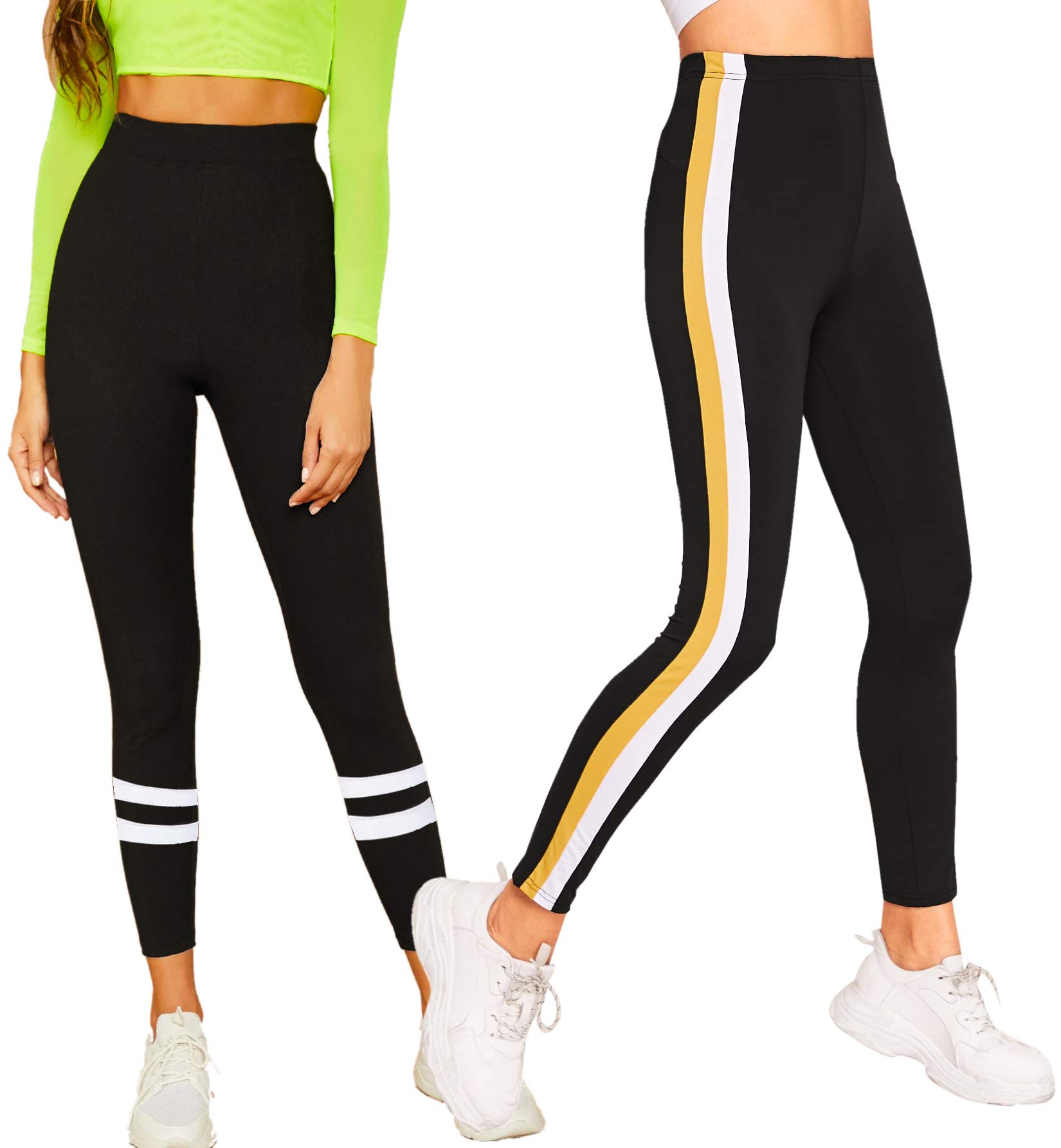 DTR FASHION Women Yoga Pants, Multicolour, 32