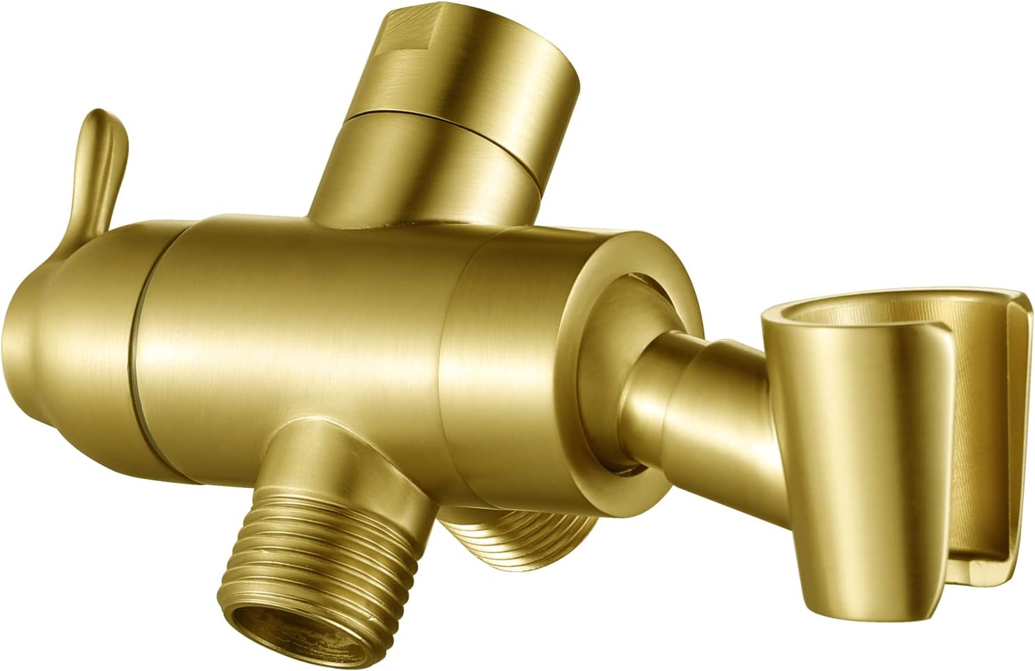 Shower Arm Diverter with Handshower Mount, G1/2 Brass 3 Way Shower