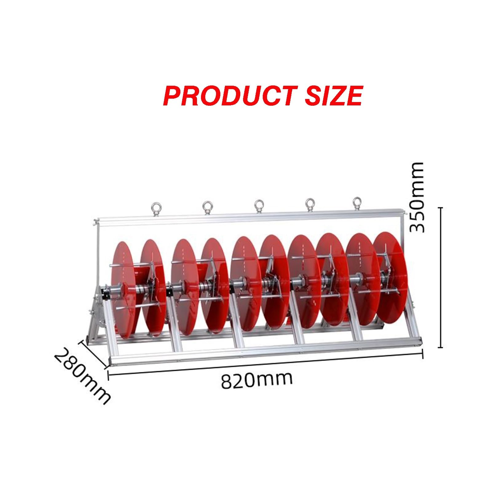Folding Cable Pay-Off - Industrial Grade Wire Rack Dispenser For Construction Sites Large Spools For Industrial And Agricultural Wire(5-volumes)