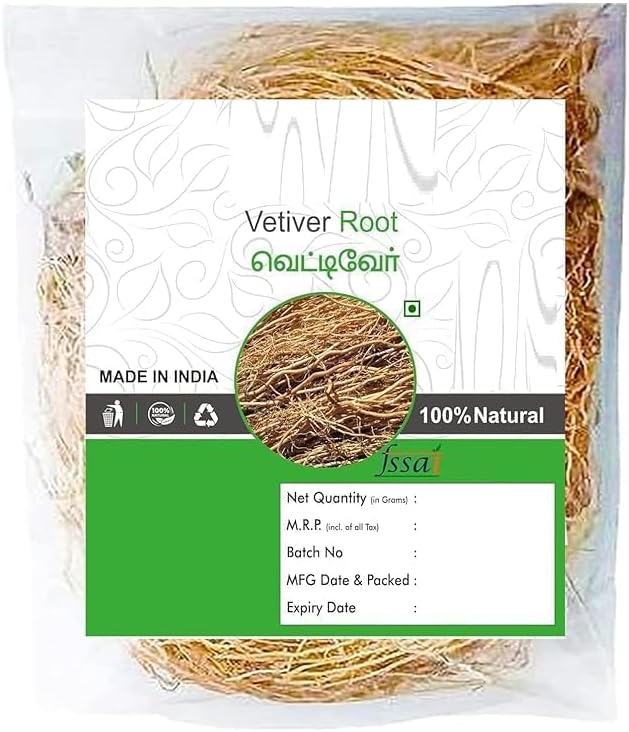100 Gram | 3.52Ounce Vetiveria Zizanioides - Vetiver Root - Khus Root - for Hair Growth & Healthy Skin