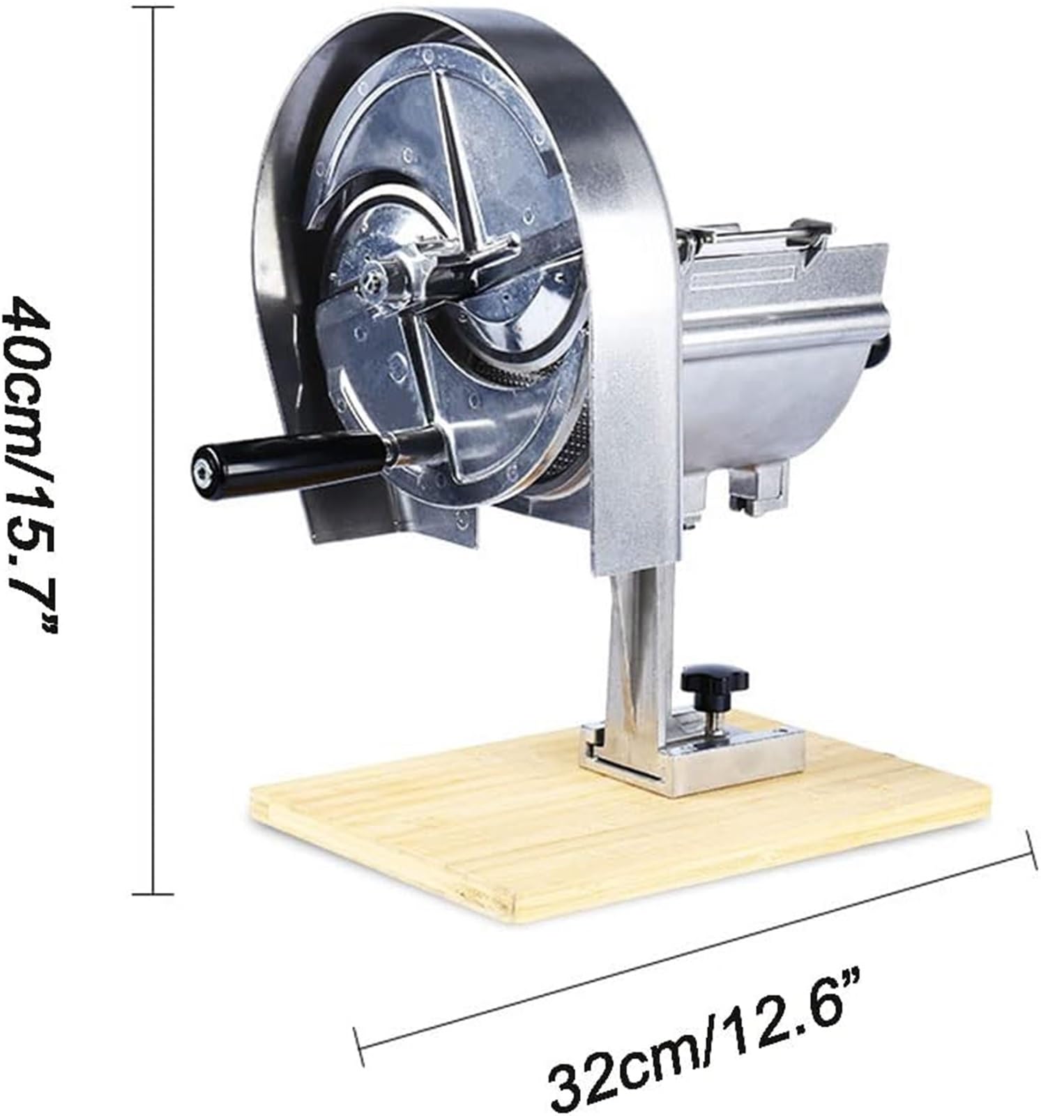 Cortador de verduras manual comercial, acero inoxidable, con asa, ideal para frutas, verduras y más