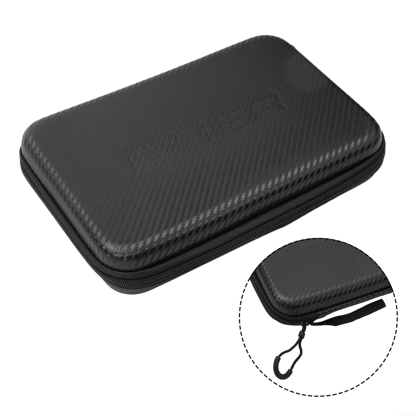 Housse De Protection Pour Raquette De Tennis De Table, Matériau EVA, Peut Contenir 2 Raquettes Et 4 Balles (noir