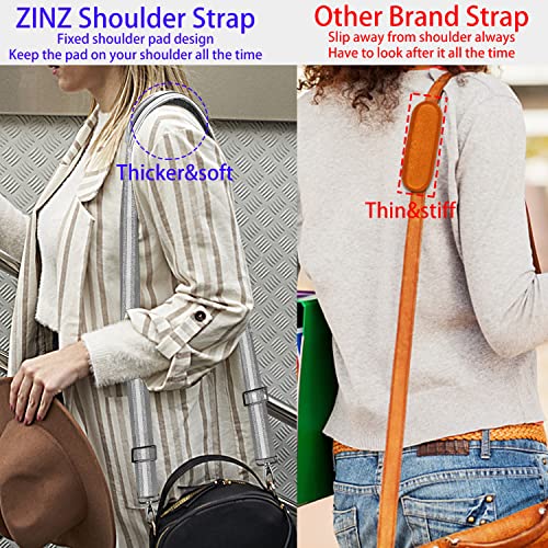 Image of ZINZ Bag Shoulder Strap, Padded Adjustable Shoulder Strap Replacement