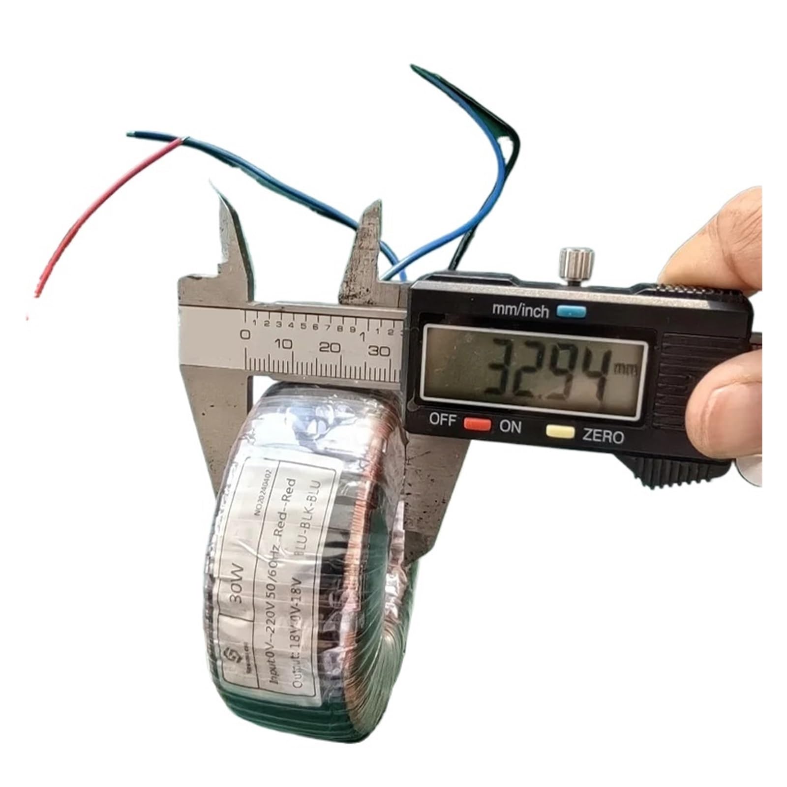 Ringkerntransformator, 30 W, Eingang, 110 V, 115 V, 220 V, 230 V, 240 V, Ausgang, 9 V, 12 V, 15 V, 18 V, 22 V, 24 V, 28 V, Netzteil, Audio-Ringkerntransformator für Audio-Verstärker (65 V-0-65 V
