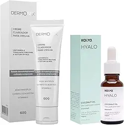 Kit Oleo De Coco Hidratante Pelvica Clareador Virilha Axila