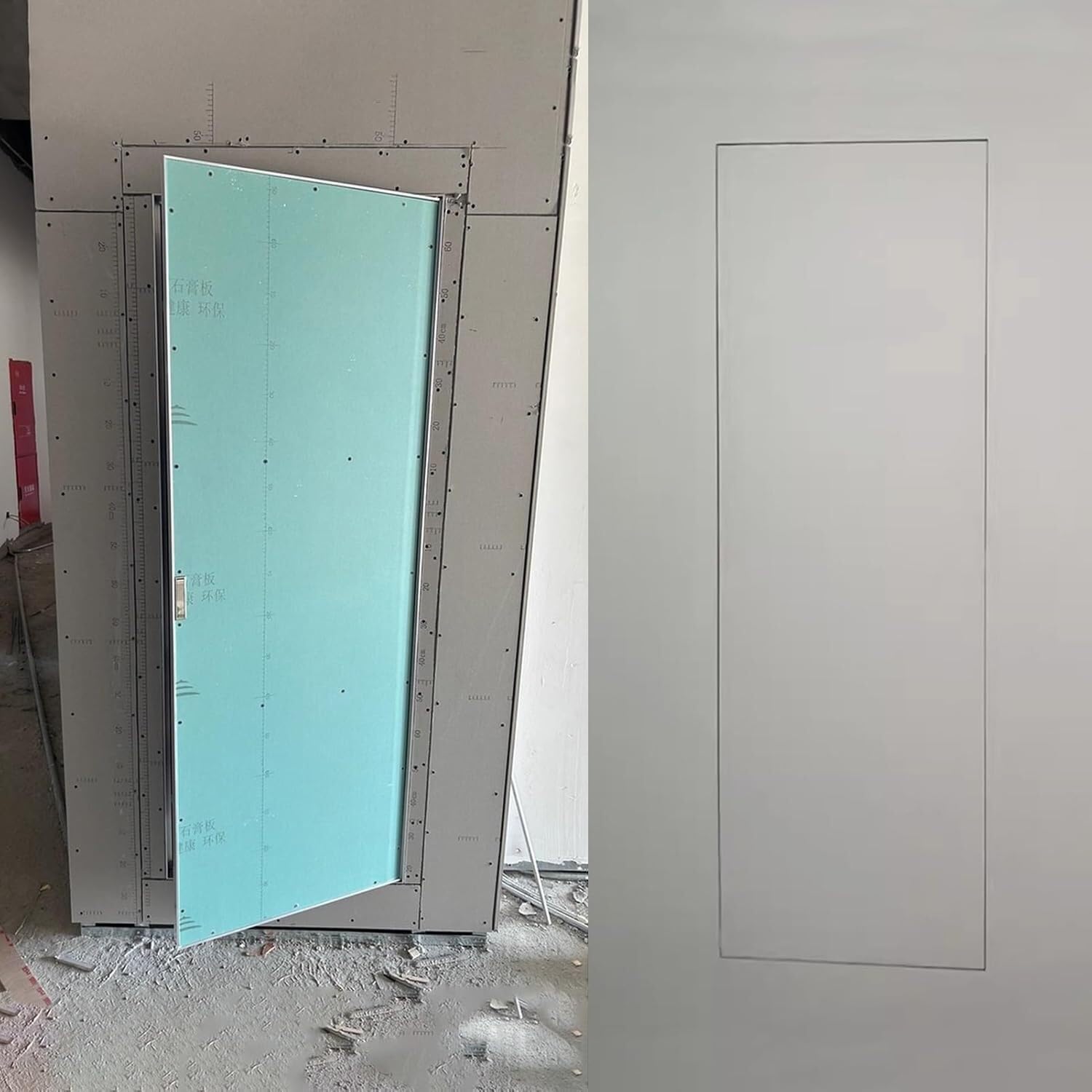 VUIKLCty Paintable Pipework; Concealed Access Panels For Suspended Ceilings(20x20in (50x50cm))