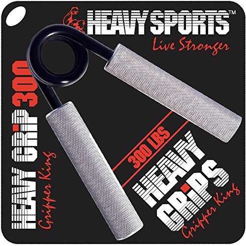 Heavy Grips Hand Grippers - 300lb  Effectively Train Your Hand Grip Strength w/Targeted Forearm, Wrist & Hand Exercises  High Weight Hand Grip Strengtheners
