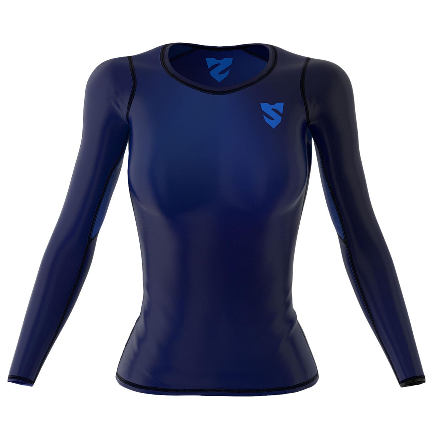 SMMASH Kompressionsshirt für Damen Langarm Longsleeve, Funktionsshirt für Sport Outdoor OCR Cross-Training Fitness Yoga Gym, Atmungsaktives Langarmshirt, Professionelle Sportbekleidung
