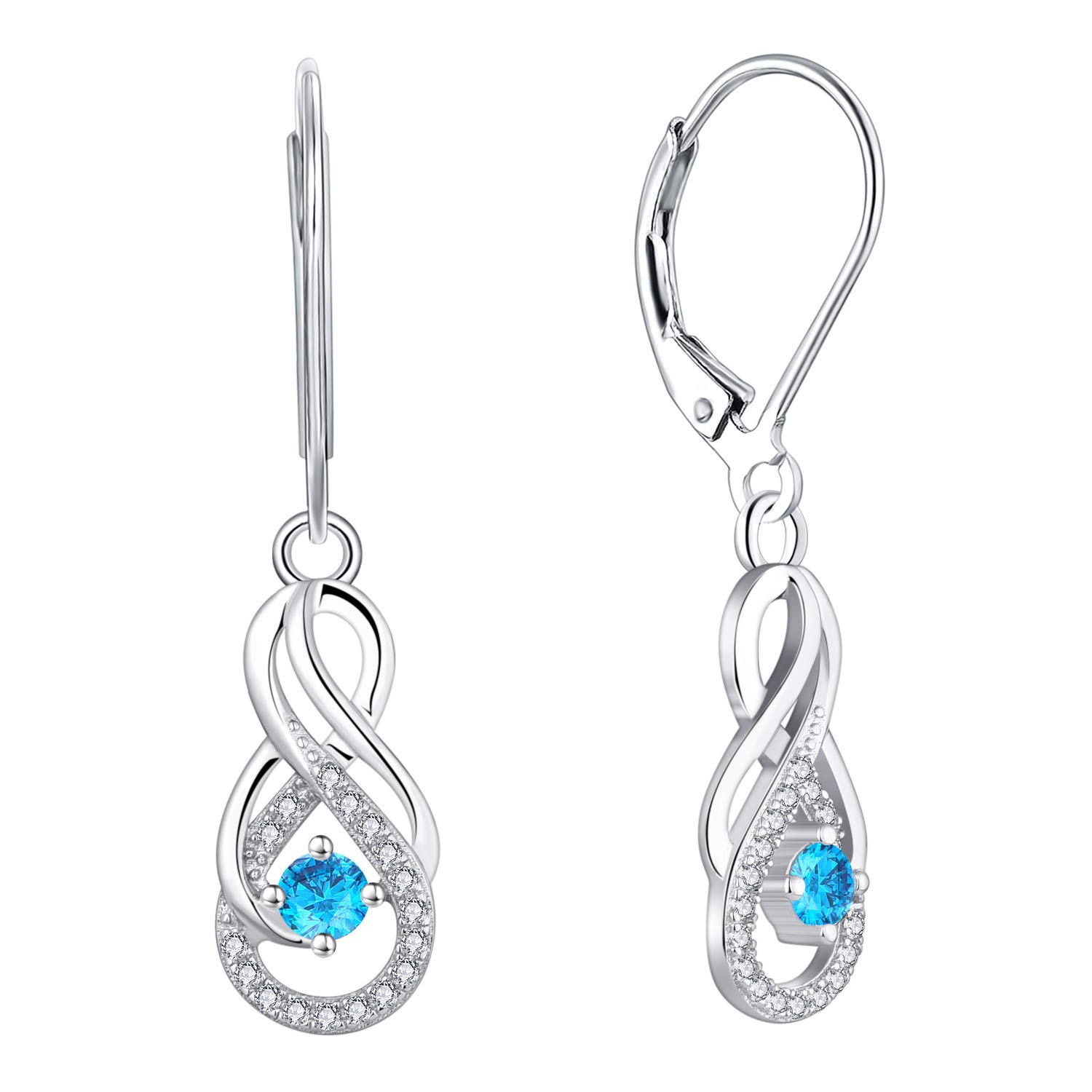 Elli Dames Infinity in 925 Sterling Zilver Verguld Zwart aanbieding bij