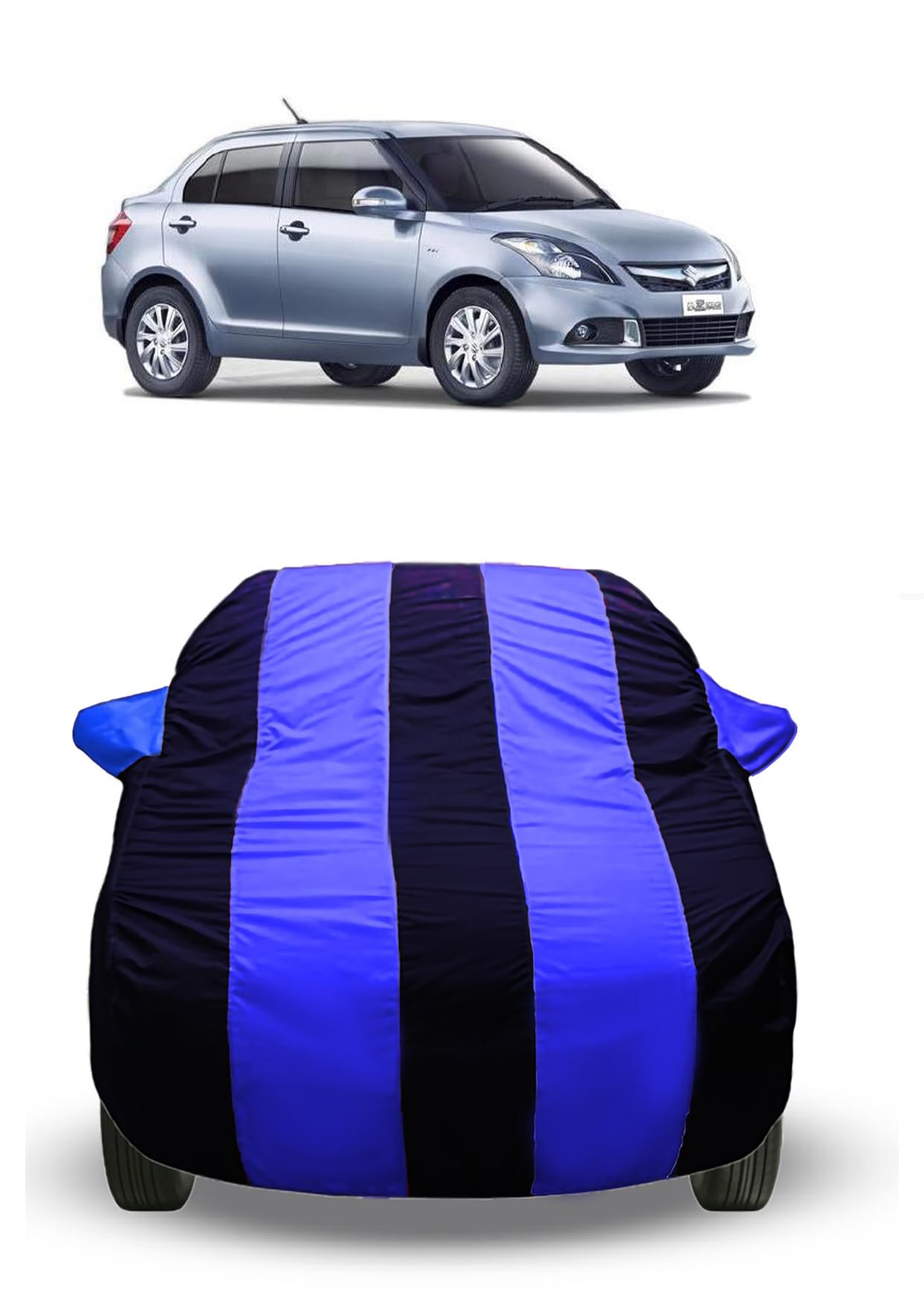Waterproof Car Cover for Maruti Suzuki Swift Dzire Old | All Weather Protection, UV & Dust Resistant, Scratchproof with Buckle Belt & Elastic Grip-image-44