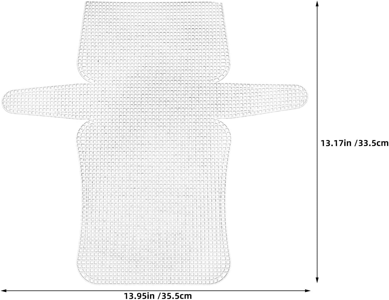 8 Pack Plastic Canvas Sheets for Crochet Bag Making