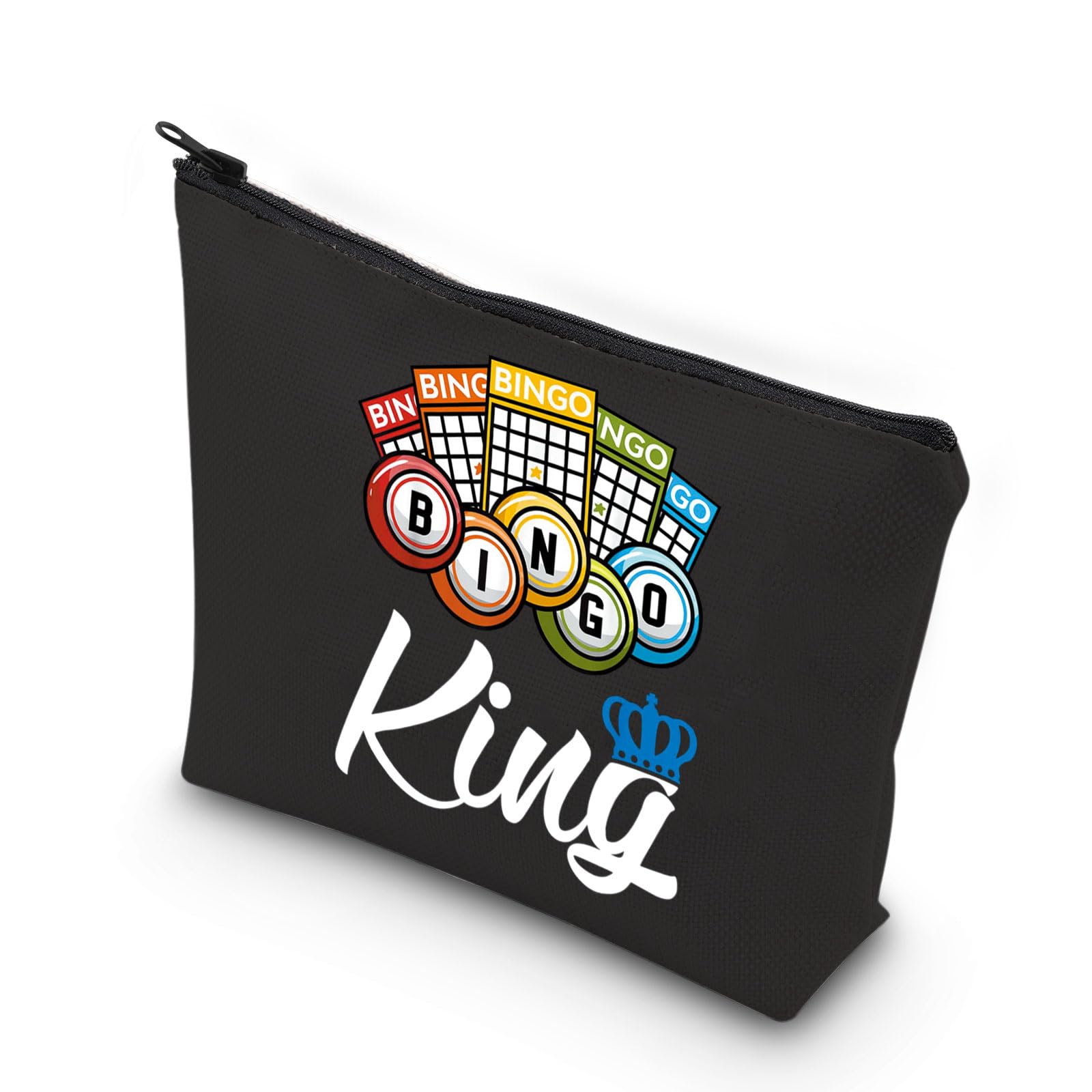 VAMSII Bingo King Travel Bag Accessories Bag Lovers Gifts Money Pouch Funny Gifts for Players(Bingo King)