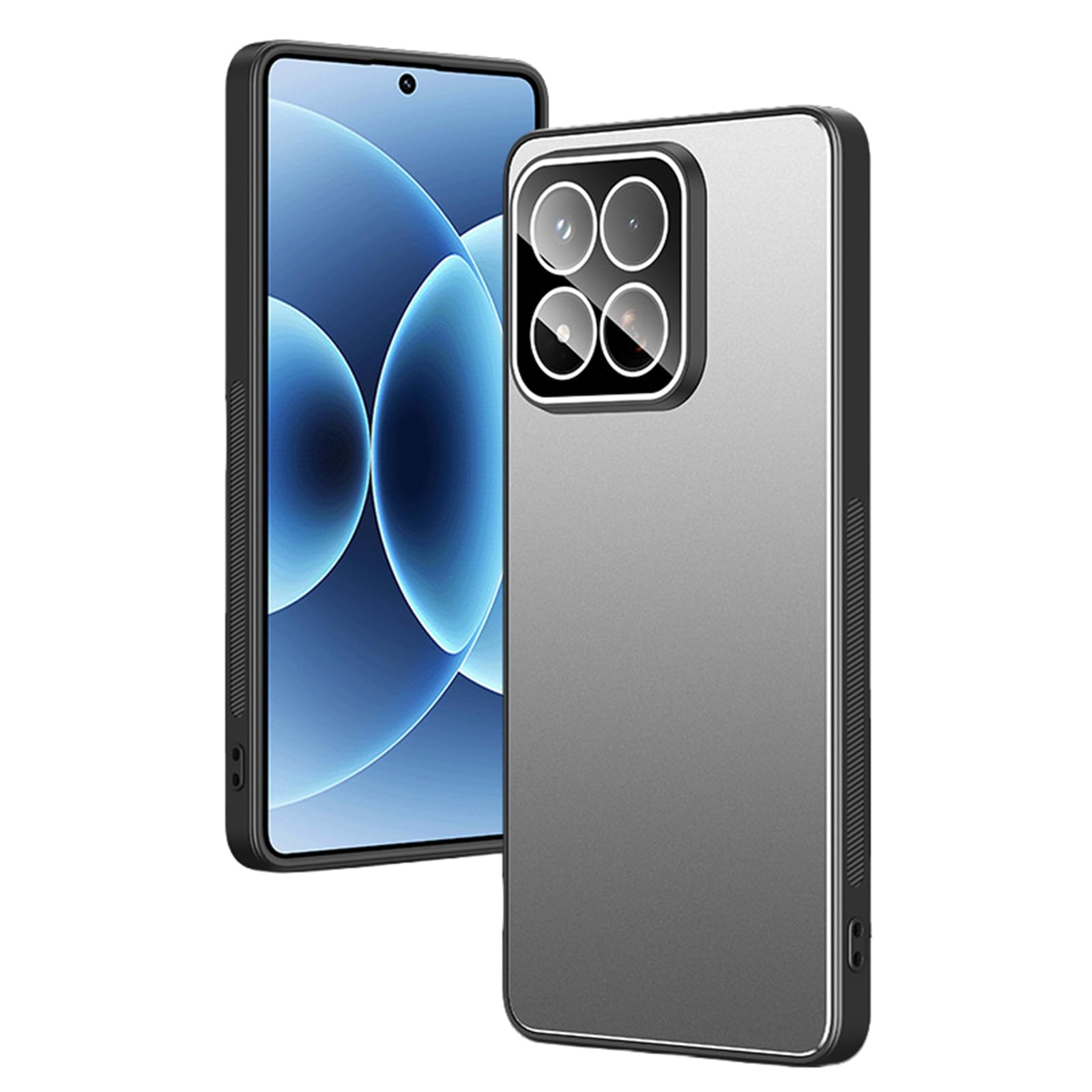 Fdujinh Grey Slim Case For Xiaomi 17 Max/17 Ultra, Full Lens Protection Shockproof Cover Anti-Slip Pc Hard Back Business Shell,,17Max