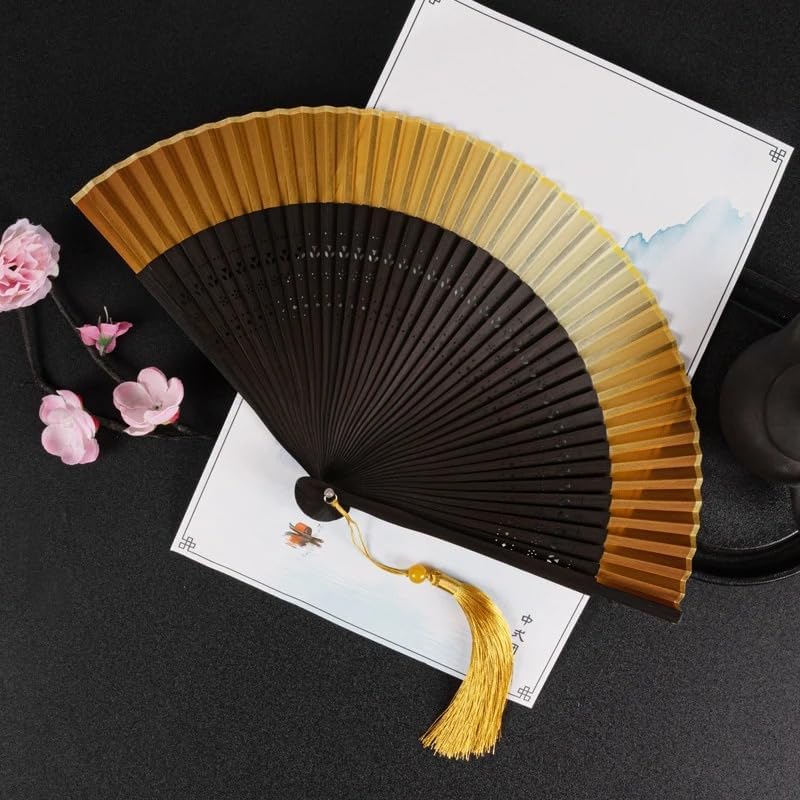 Chinese Style Folding Fan Dance Fan Tassel Wedding Party Fan A2 M