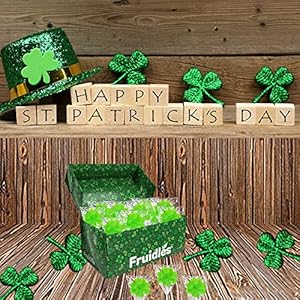 St. Patrick's Day 25 Green Shamrock Lollipops, Clover Candy Suckers, Party Favor, Individually Wrapped (25-Pack) St Patricks Day 25 Green Shamrock Lollipops Clover Candy Suckers Party Favor Individually Wrapped 25 Pack