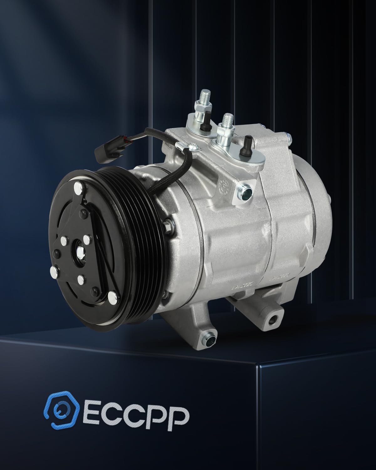 ECCPP AC Compressor Fast Cooling 2008-2010 Fit for Ford for F-150 for F-250 for F-350 Super Duty 6.8L Air Conditioning Compressor 6 Grooves FS20