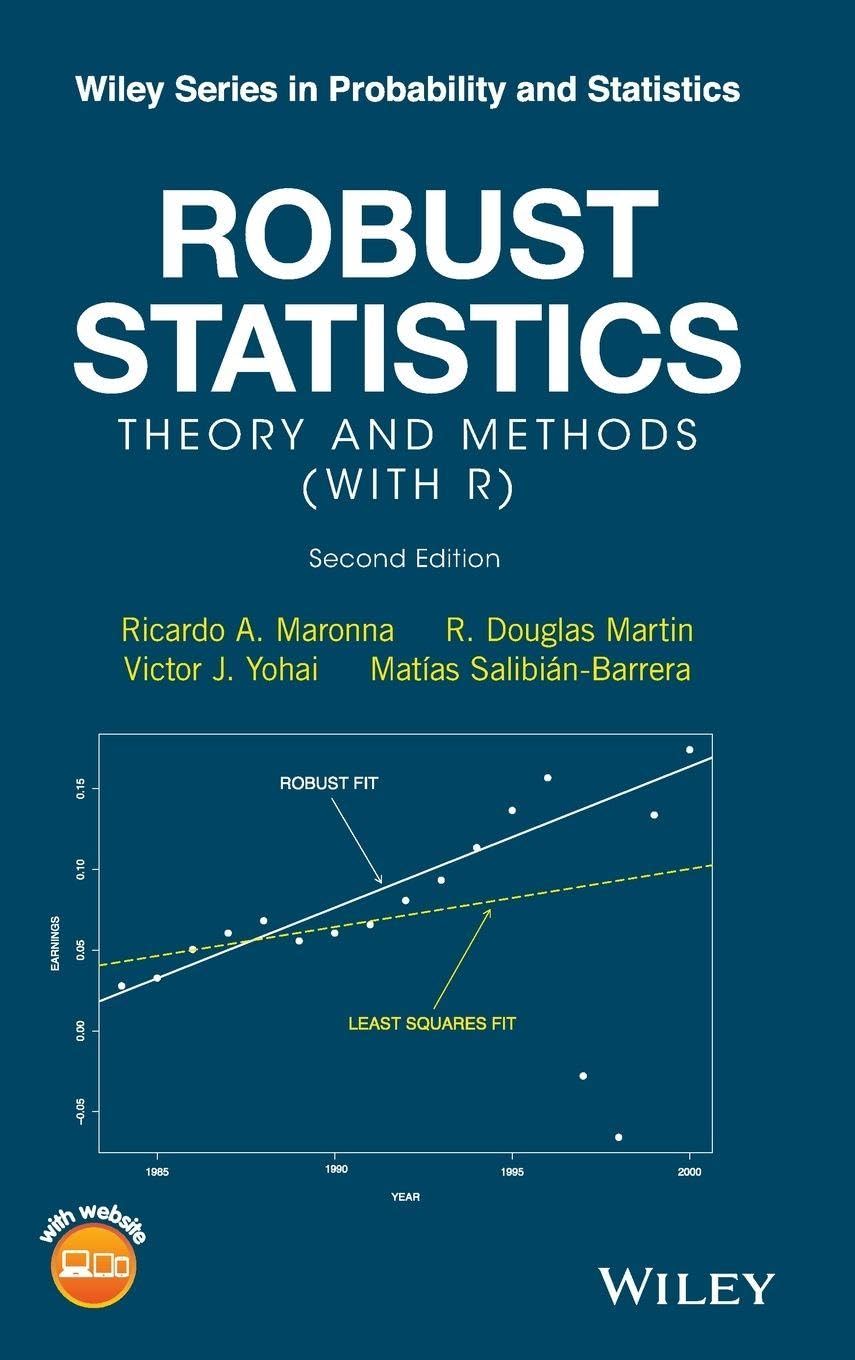 Robust Statistics: Theory and Methods (with R) (Wiley Series in Probability and Statistics)