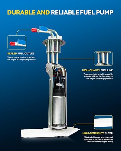 Miniatura 629 de PHILTOP Electric Fuel Pump Assembly Fits For Chevrolet S10 1985-1991, GMC S15 1985-1990, GMC Sonoma 1991, GMC Syclone 1991, SP06B1H