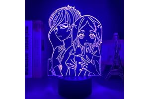 Land of the Lustrous Figure Anime 3D Illusion LED Night Light