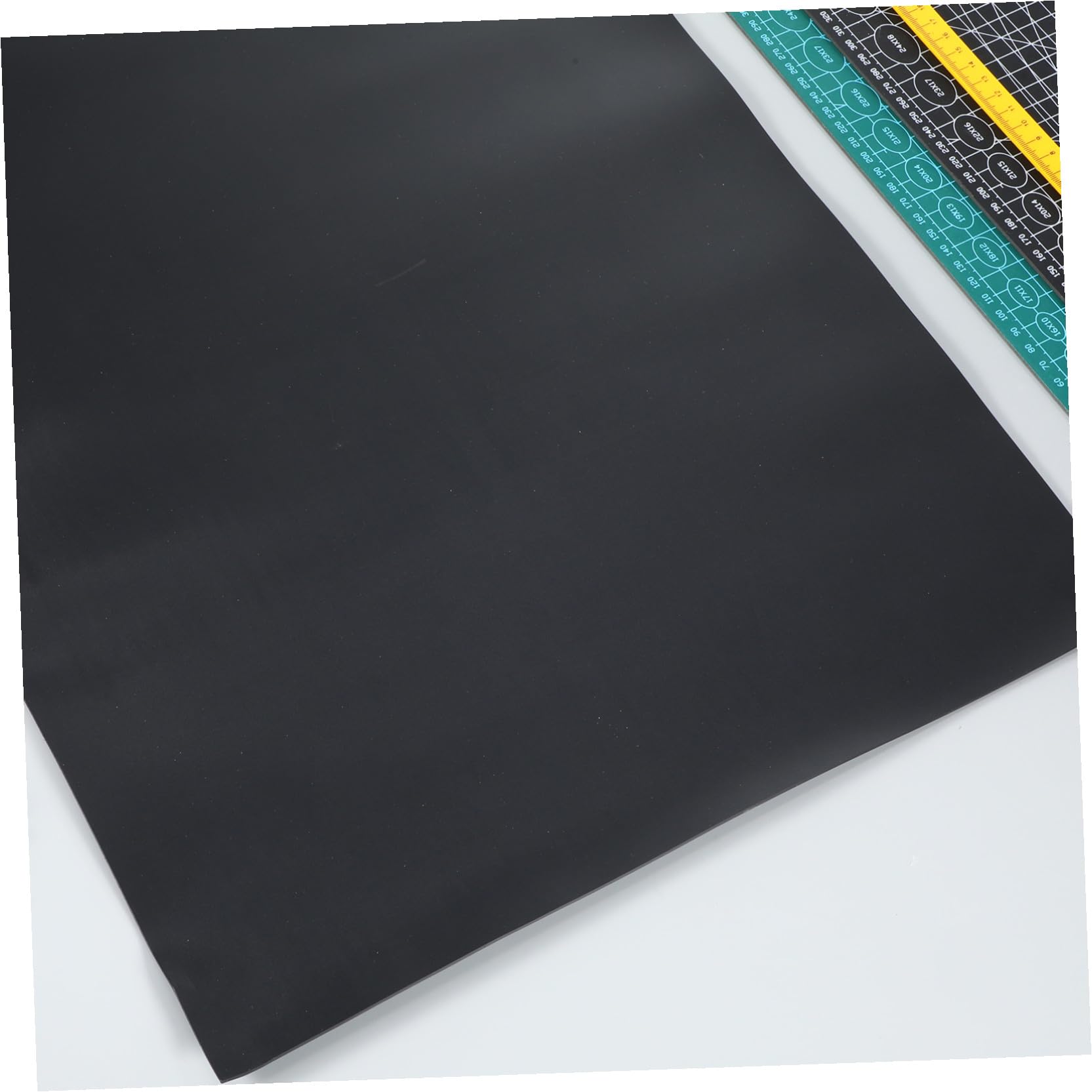 Tapis D'établi Antistatique Résistant à Chaleur en Caoutchouc Noir