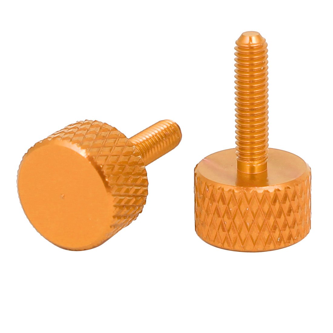 Aexit Computer PC Cleaning & Repair Graphics Card Knurled Head Thumb Screws Gold Tone Computer Screws M3x12mm 10pcs