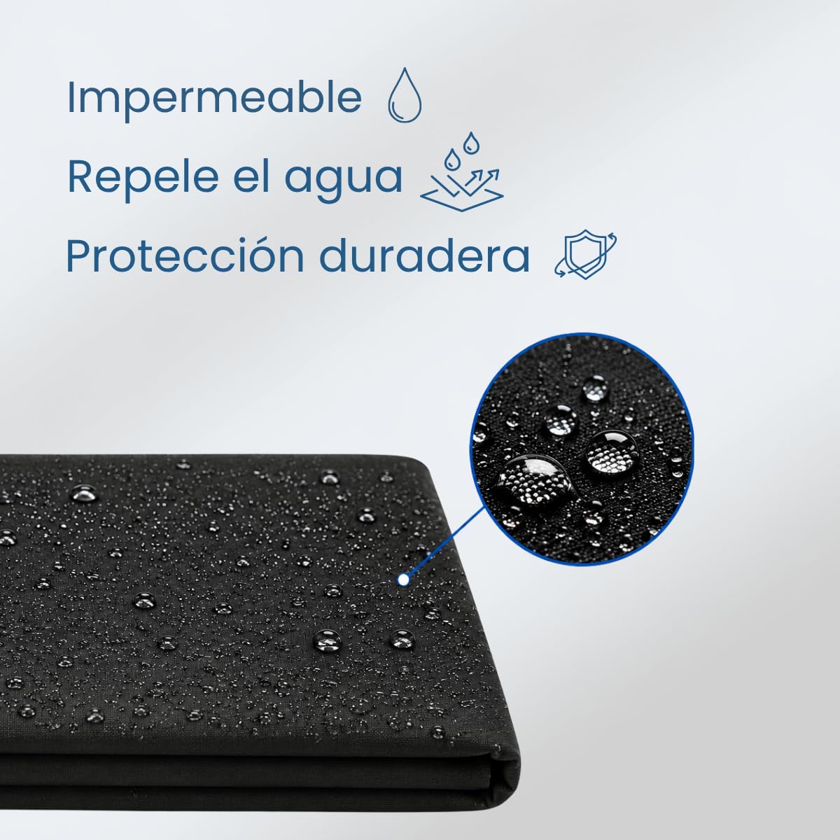 Lámina Impermeabilizante EPDM |Espesor 0,8 mm |para Estanques y Biolagos | Flexible | Alta Resistencia UV | Fácil Instalación| Material Duradero| Excelente adaptación al Terreno (2m x 1m)