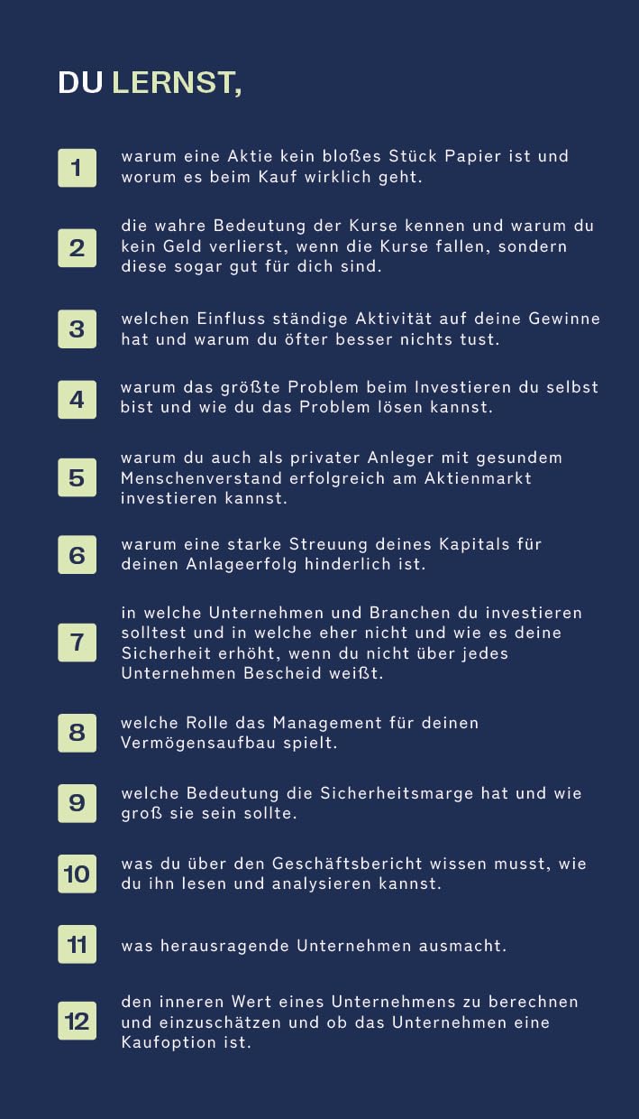 Die Geheimnisse des intelligenten Investierens: Was du von Warren Buffet und Charlie Munger lernen kannst.