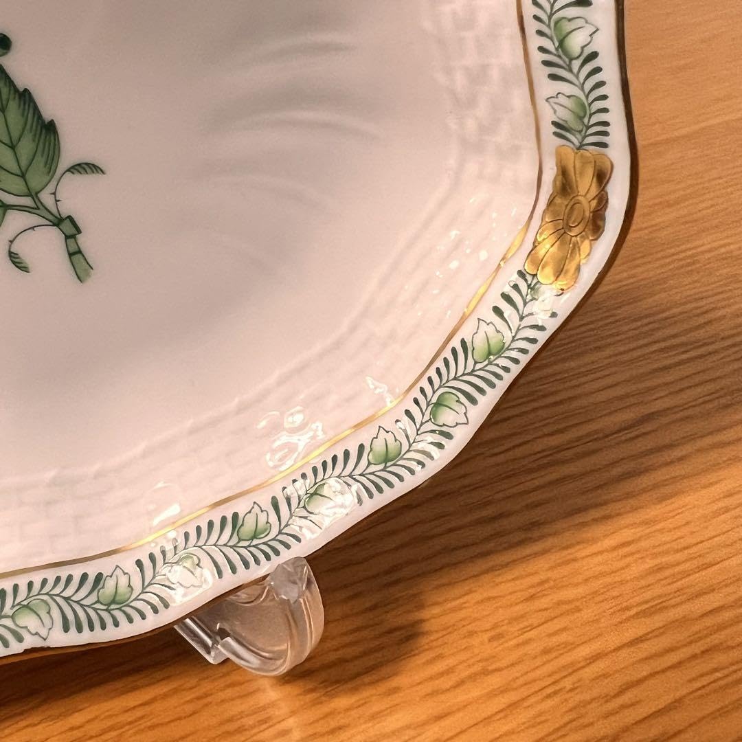 Amazon.co.jp: ヘレンド アポニーグリーン スイートディッシュ フリー  