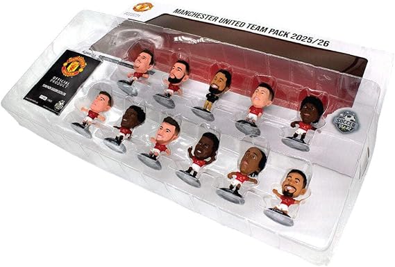 SoccerStarz - Man Utd 11 Figure Team Pack (2025/26 Version Classic Kit) / Figures