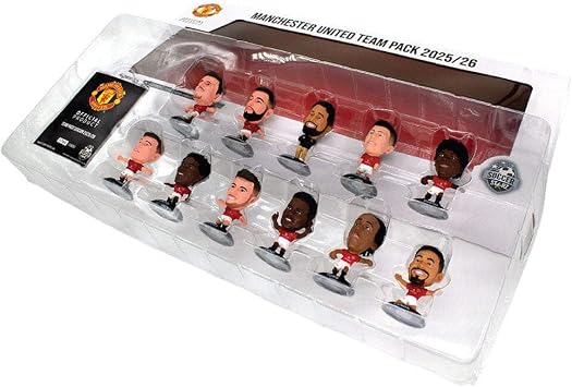 SoccerStarz - Man Utd 11 Figure Team Pack (2025/26 Version Classic Kit) / Figures