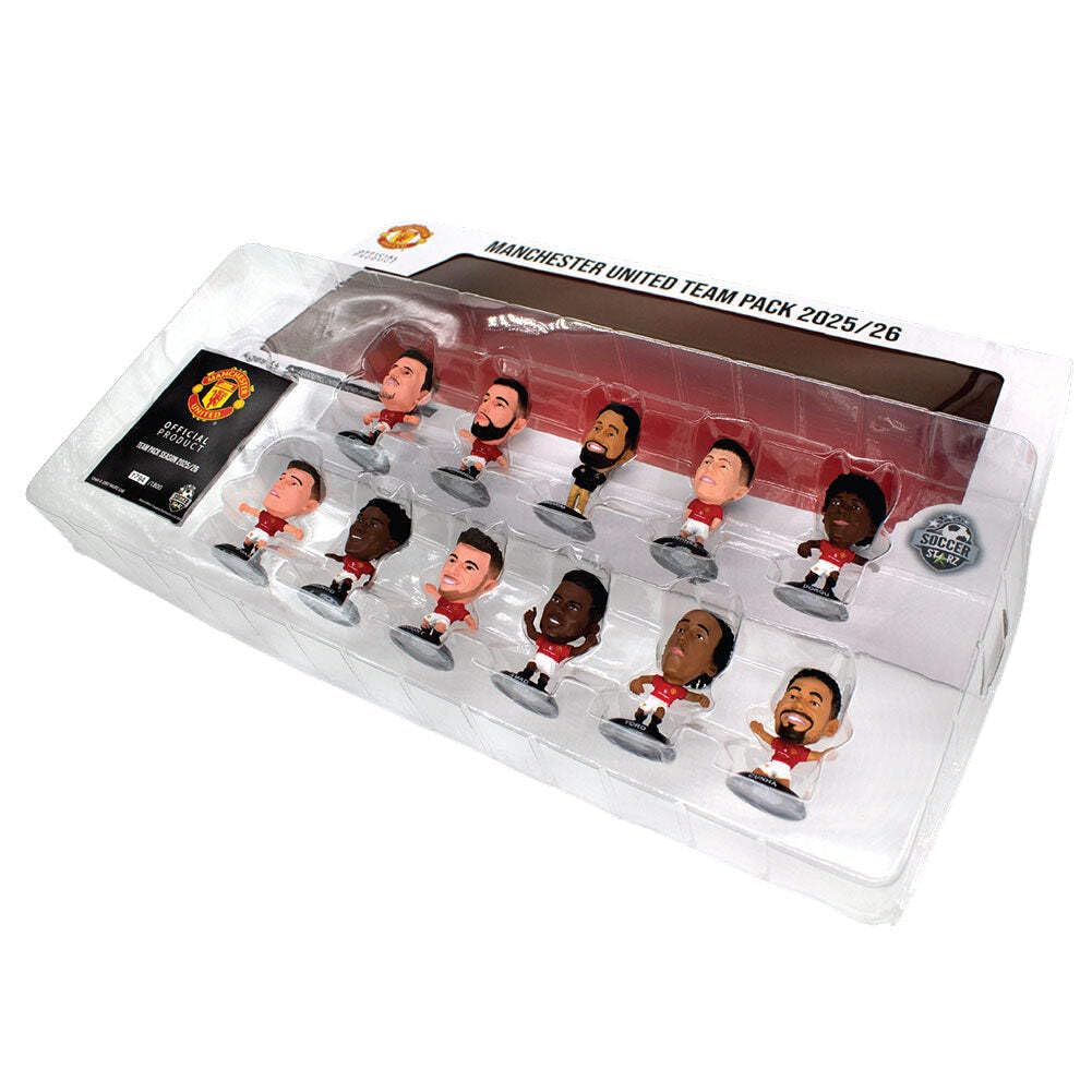 SoccerStarz - Man Utd 11 Figure Team Pack (2025/26 Version Classic Kit) /Figures
