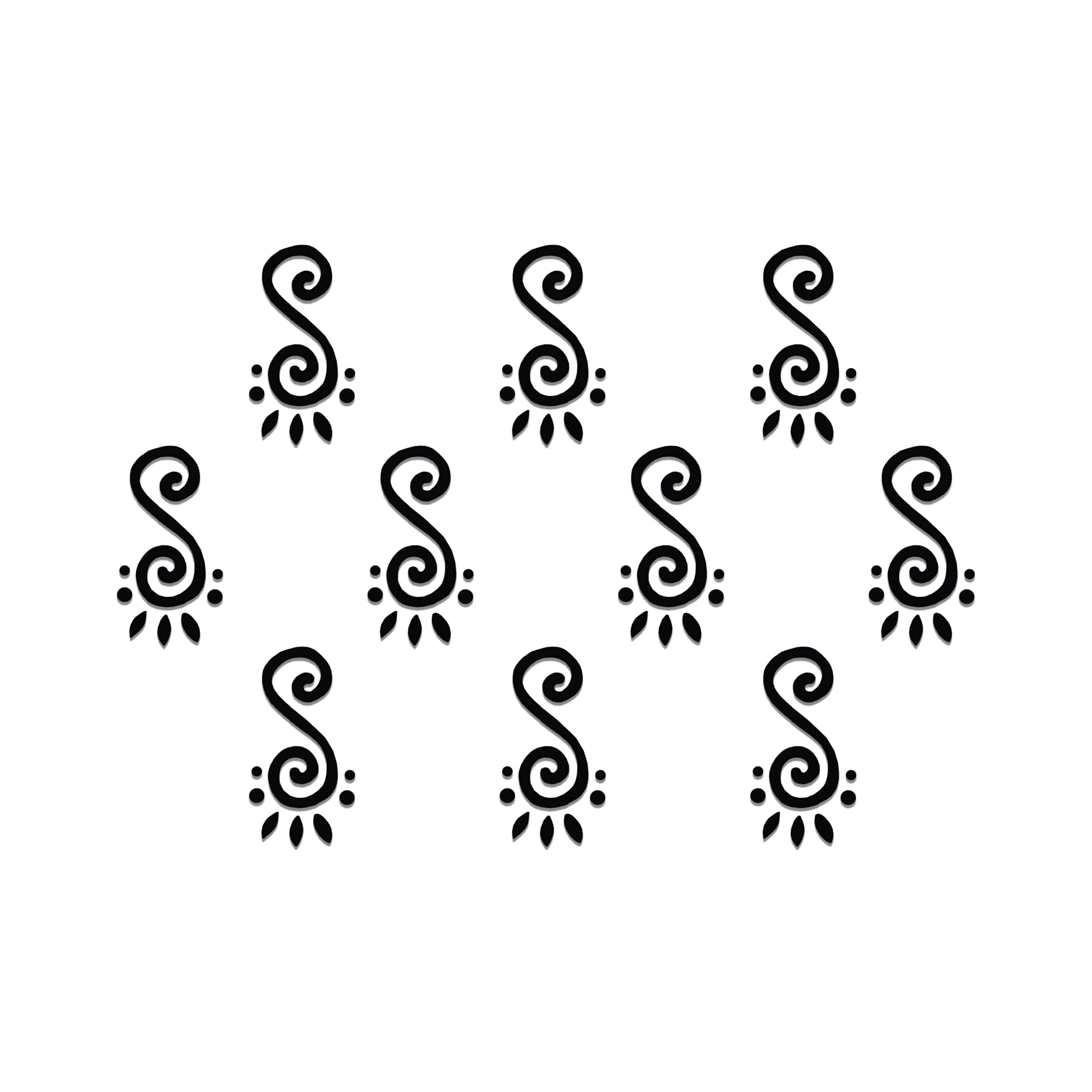Comet Busters Fancy Black Bindi For Women (BIN143)-image-23