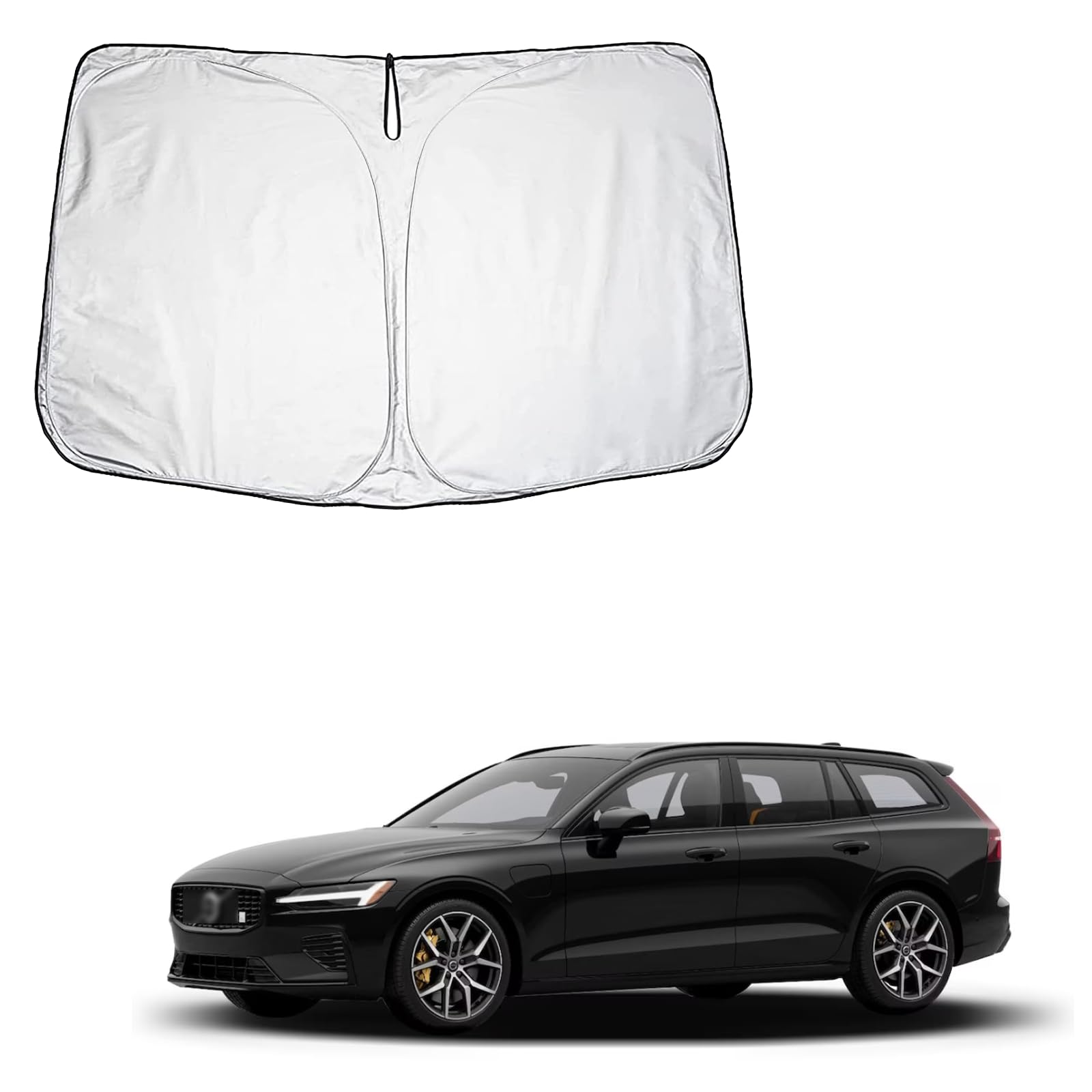 VOLVO V40/V40cc専用 ワンタッチサンシェード＆サイドサンシェード VOLVO ボルボV40/V40CC ブラック純正ワンタッチサンシェード 車用