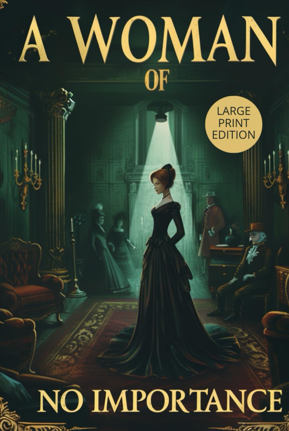 A WOMAN OF NO IMPORTANCE (LARGE PRINT EDITION): A Victorian Drama of Morality, Hypocrisy, and Forbidden Love