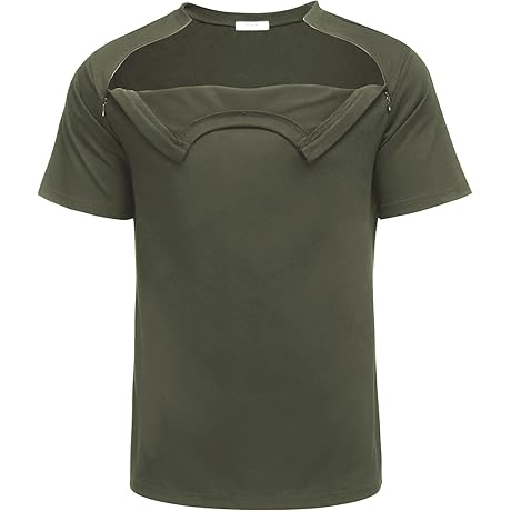Comfy and Convenient Unisex Chemo Port Shirts for Enhanced Dialysis Recovery