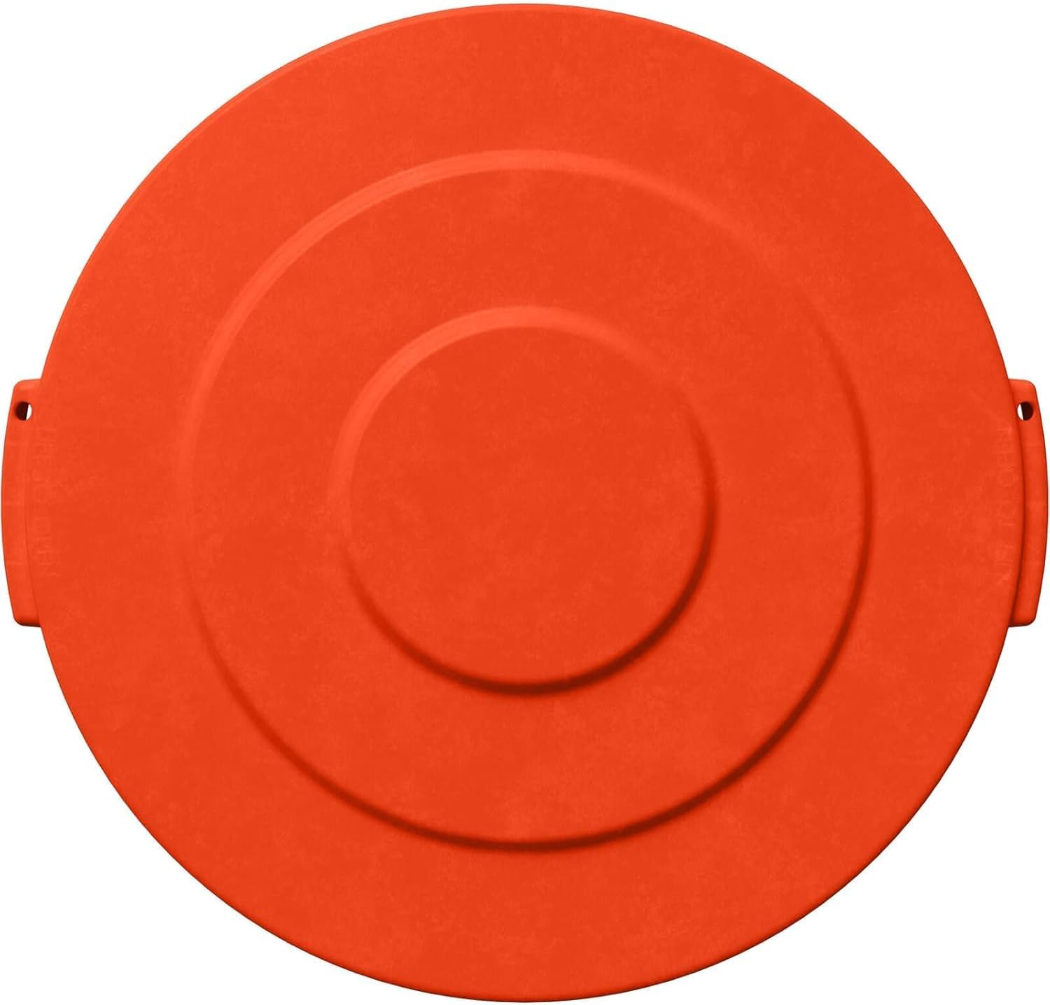 SPARTA Bronco Lid for 10 Gal. Bronco Trash Can, Food-Safe, NSF and HACCP-Compliant, Lid for Commercial Use (Container Sold Separately – Fits Bronco Only), Polyethylene, 10 Gallon, Orange (Pack of 6)